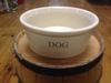 Stoneware 9" Dog Bowl Made in the USA 