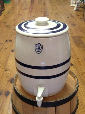 Stoneware Two Gallon Water Crock