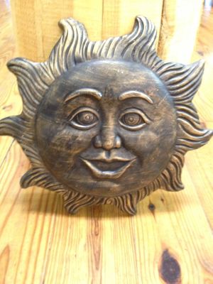 Sun Stepping Stone/Wall Plaque 12"