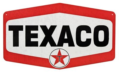 Texaco Tin Sign