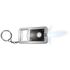 Thin Blue Line Police Flag Flashlight Key Chain with Bottle Opener