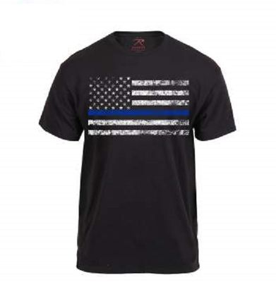 Black Thin Blue Line T-Shirt