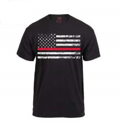 Thin Red Line Flag T-Shirt