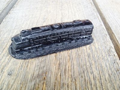 Diesel Train Engine Made from Coal