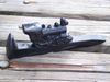 Train on a Railroad Spike Coal Figurine Handcrafted In Kentucky