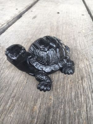 Turtle Handcrafted from Coal