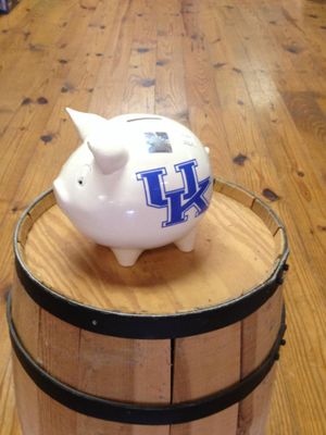 UK  Stoneware  Medium Piggy Bank