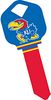 University of Kansas Jayhawks KW1 Key Blank