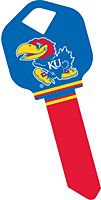 University of Kansas Jayhawks KW1 Key Blank