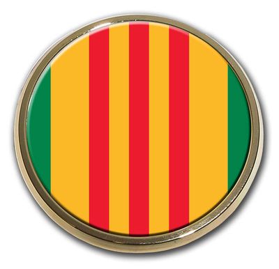 Vietnam Chrome Auto Emblem