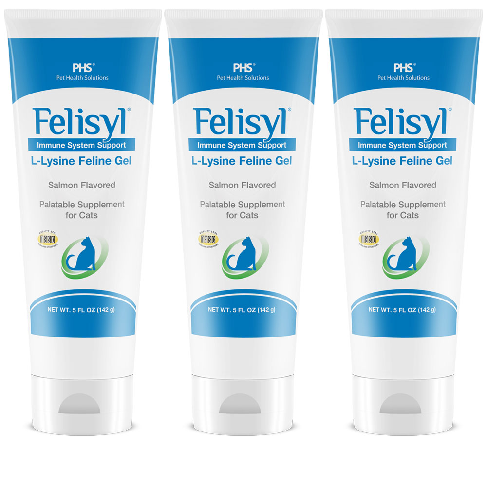 3PACK Felisyl Llysine Gel for Cats (15 oz) On Sale EntirelyPets Rx