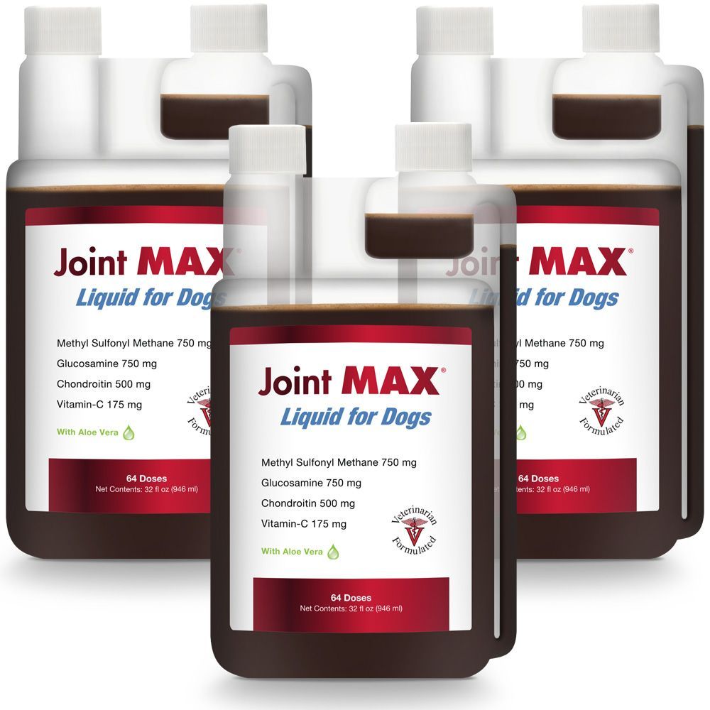 3PACK Joint MAX Liquid for Dogs (96 fl oz) On Sale EntirelyPets Rx