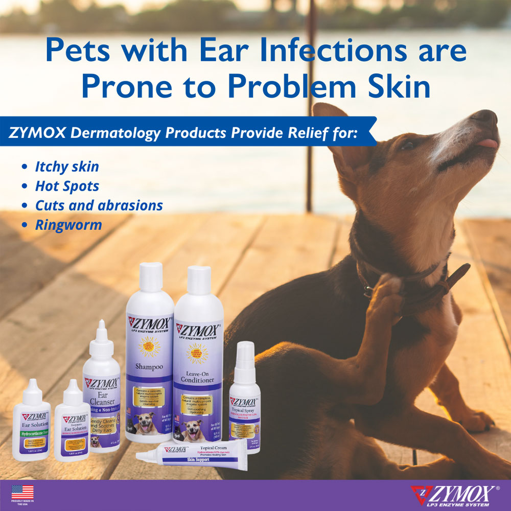 3PACK Zymox Ear Cleanser (12 oz) On Sale EntirelyPets Rx