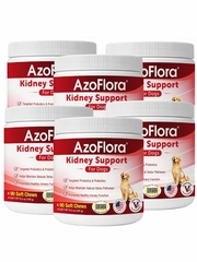 6-PACK Azoflora Kidney Support (540 Soft Chews)
