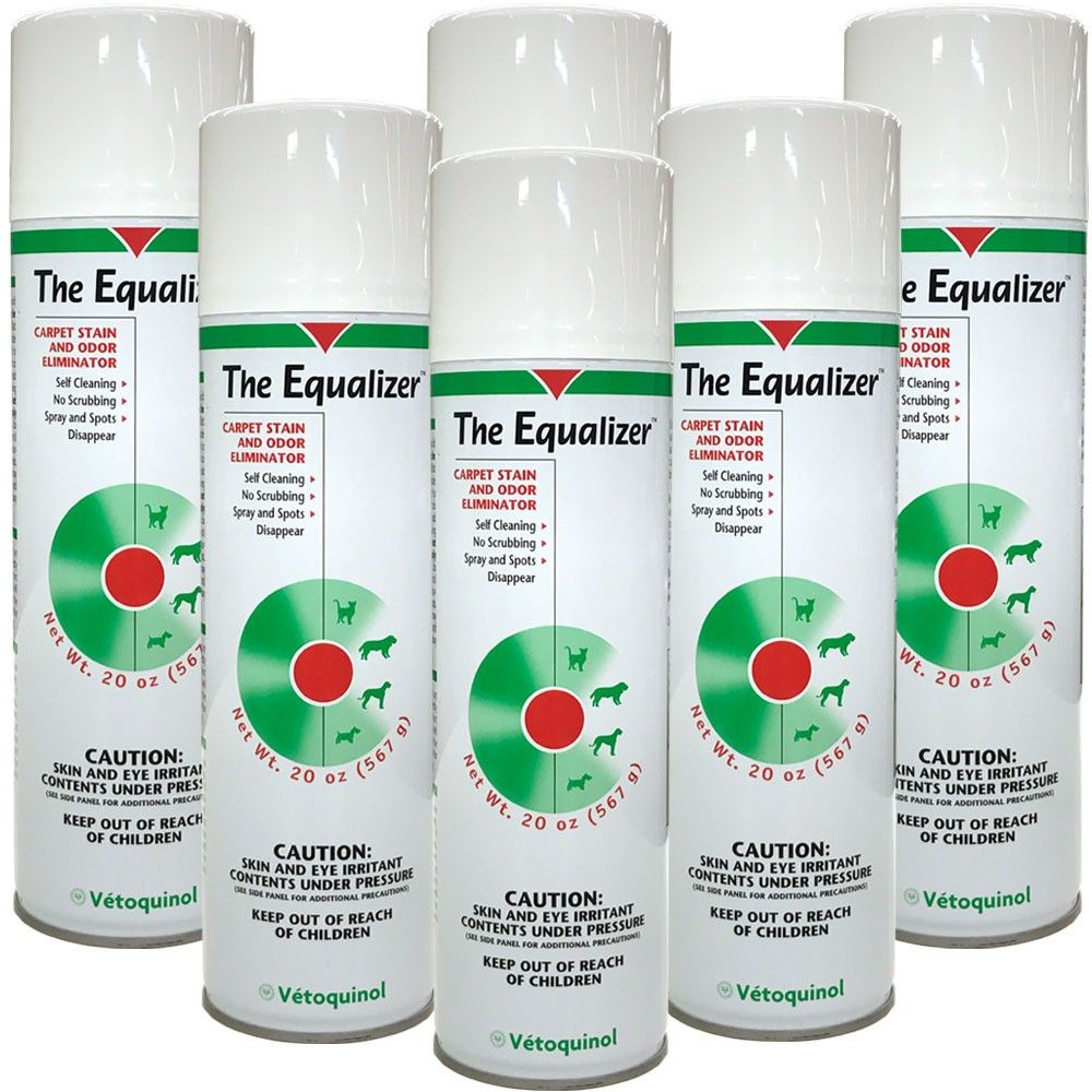 6PACK The Equalizer Carpet Stain and Odor Eliminator (120 oz) On