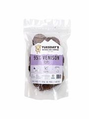 95% Venison Flips, 8.5 oz Bag