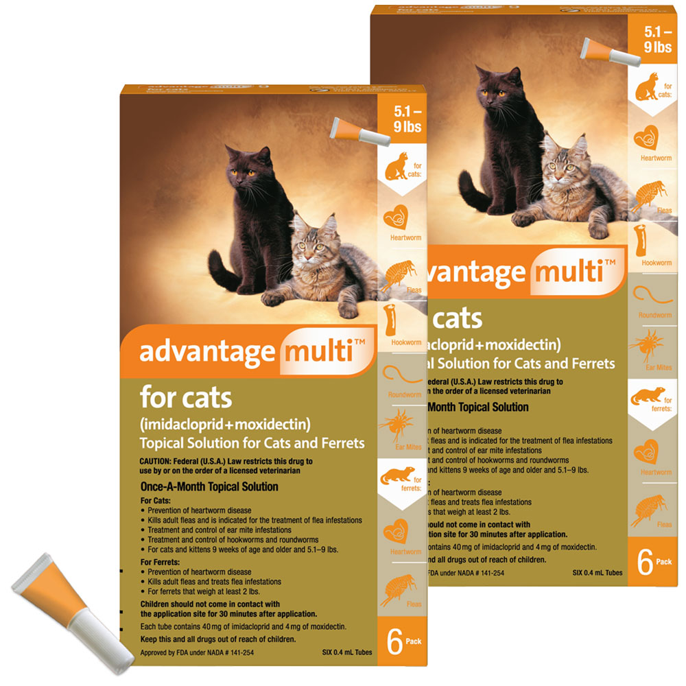 Advantage Multi for Cats 5.19 lbs (12 Months) On Sale EP Rx