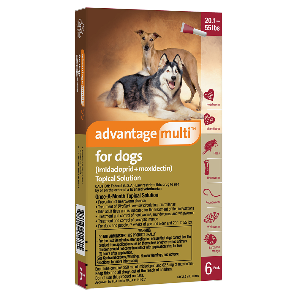 Advantage Multi for Dogs 20.155 lbs (6 Months) On Sale EP Rx