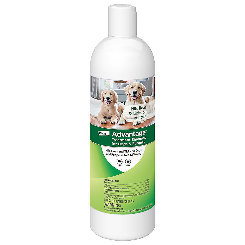 Advantage Treatment Shampoo Dog 24oz On Sale EntirelyPets Rx