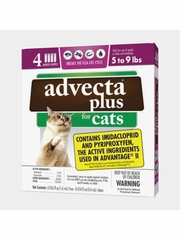 Advecta Plus Topical Solution for Small Cats 5-9 lb 4 month supply solutions