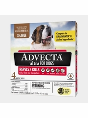 Advecta Ultra Topical Solution for Extra Large Dogs Over 55 lb 4 month supply 4 solutions brown