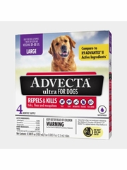 Advecta Ultra Topical Solution for Large Dogs 21-55 lb 4 month supply 4 solutions purple