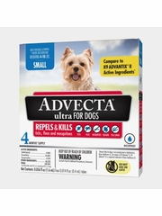 Advecta Ultra Topical Solution for Small Dogs 4-10 lb 4 month supply solutions blue