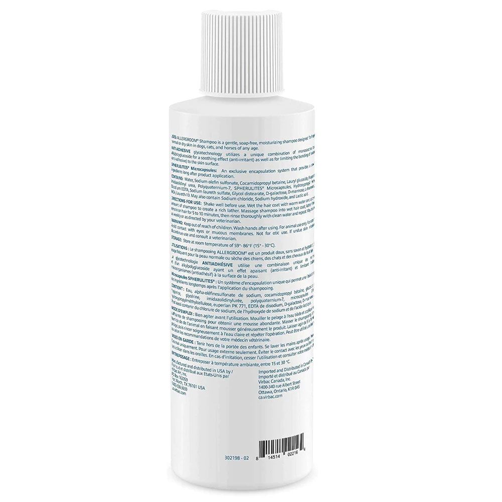Allergroom Shampoo by Virbac (16 oz) On Sale EntirelyPets Rx