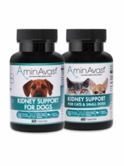 AminAvast Sprinkle Capsules (Feline & Small dogs) under 20 lbS, 300 mg 60 count (2 Pack)