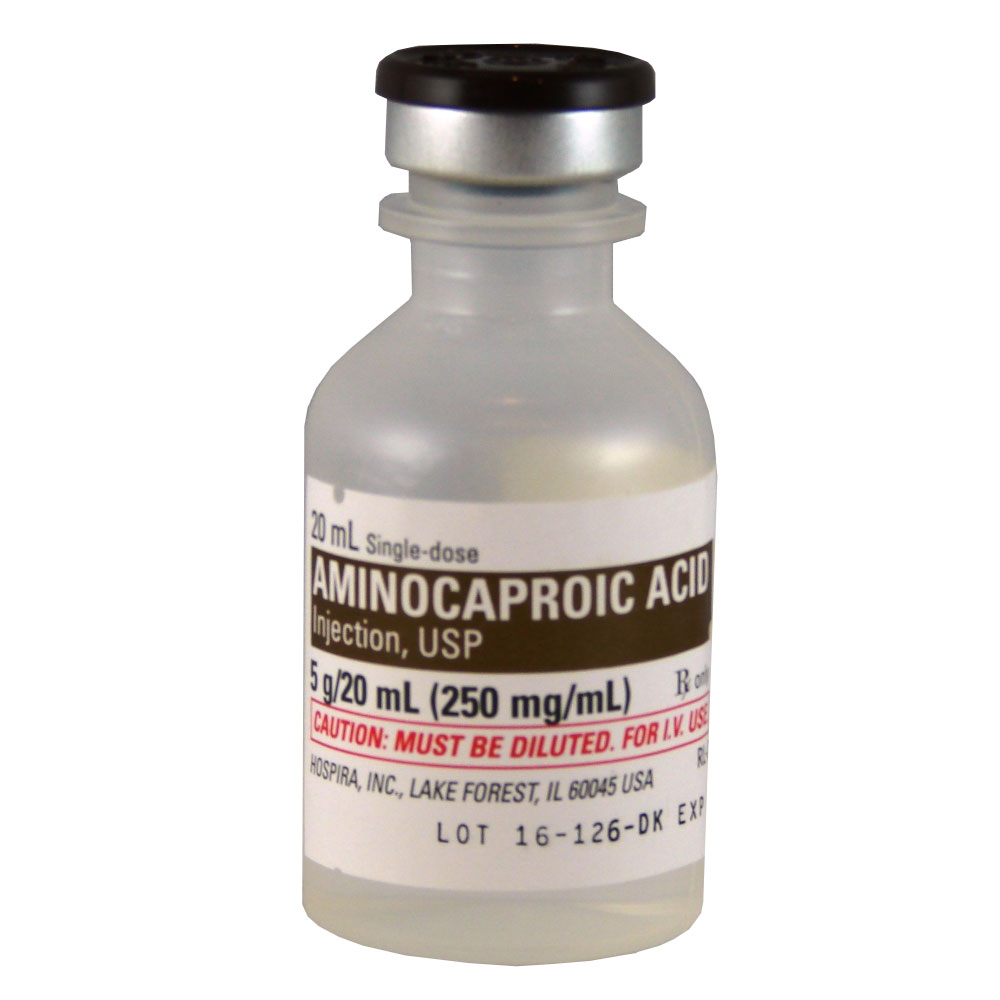 Aminocaproic Acid Inj USP FlipTop Vial 20 ml (250mg/mL) On Sale