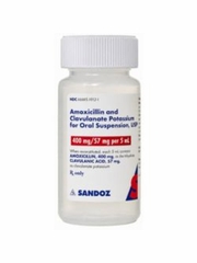 Amoxicillin Clavulanate Oral Suspension 400 mg/57 mg per 5 mL � 50 mL - Bottle