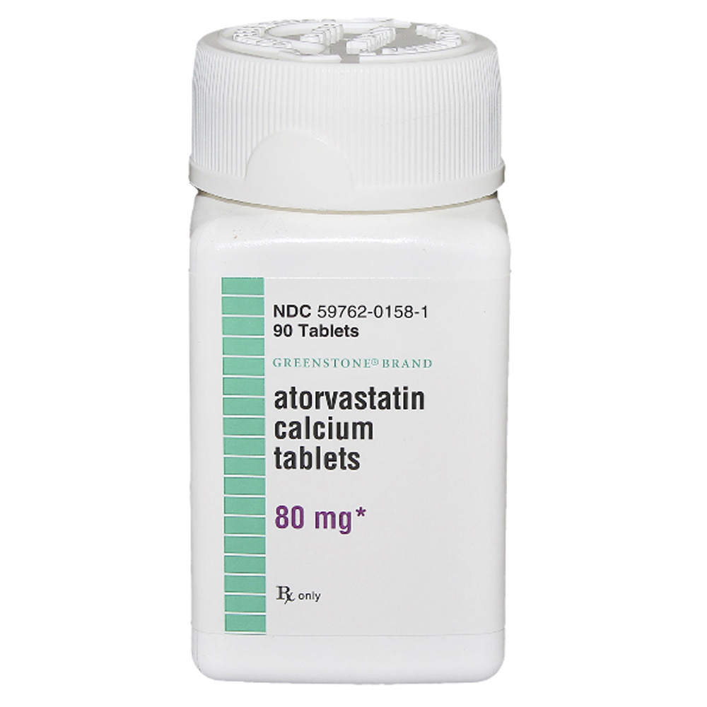 Atorvastatin Tablets for Dogs & Cats - 80mg, 1 Count - [Cardiovascular ...