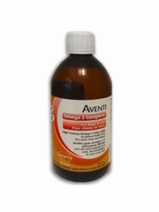 Aventi Omega 3 Complete Liquid for Dogs, 500 ml 500mL (16.9 fl oz) glass jar