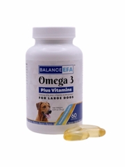BalanceEFA Omega 3 Plus Vitamins for Large Dogs, 60 Soft Gel Capsules