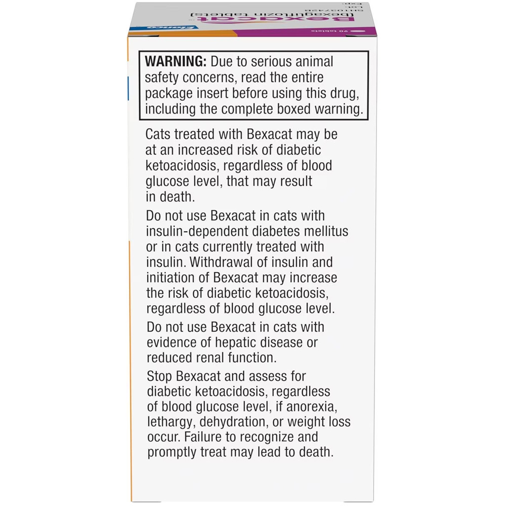 Bexacat for Cats Bexagliflozin 15mg (90 tablets) [Diabetes] On
