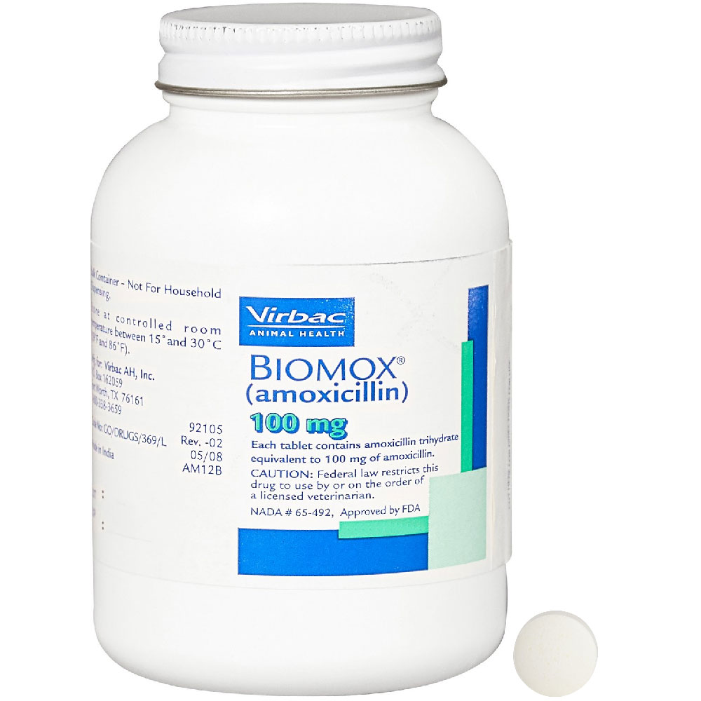 Biomox Tablets for Dogs, 100mg, 500 tablet On Sale EntirelyPets Rx
