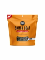 BIXBI DOG SKIN COAT JERKY BEEF LUNG TREAT 12OZ