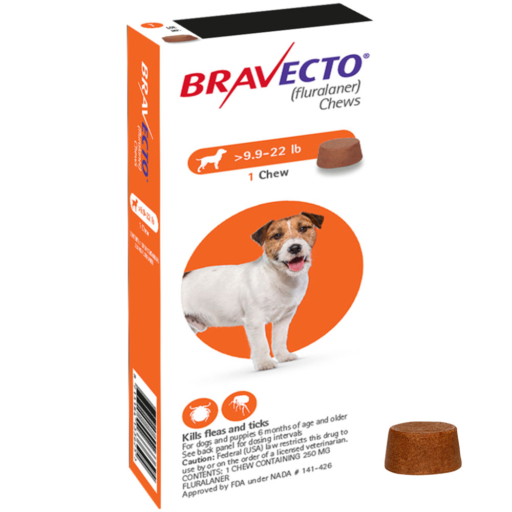 Bravecto Tablets for Dogs 9.922 lbs Free Shipping* EP Rx