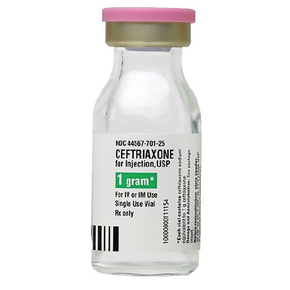 Ceftriaxone for Injection USP (1 g) On Sale EntirelyPets Rx