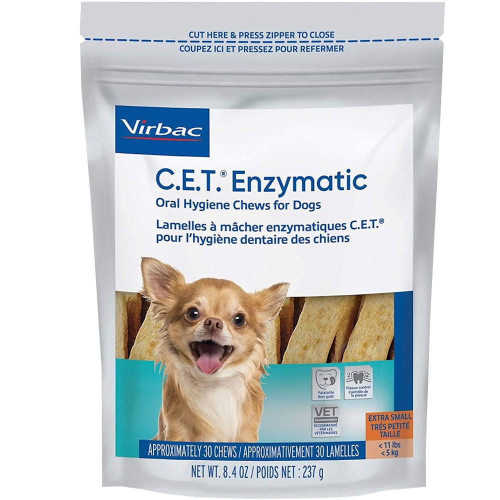 CET Enzymatic Chews for Extra Small Dogs (30 Chews) On Sale