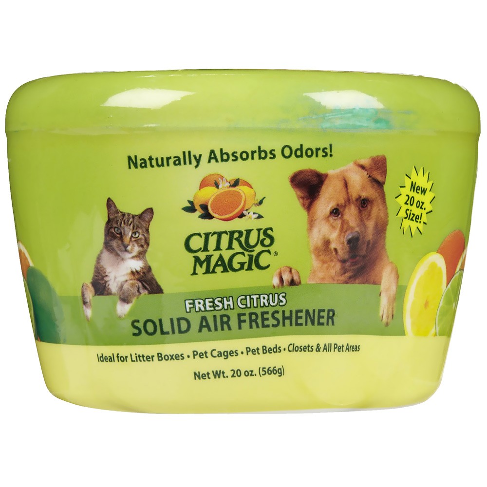Citrus Magic Pet Odor Absorbing Solid Air Freshener Fresh Citrus (20