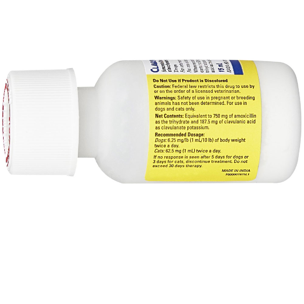 Clavamox Drops for Dogs & Cats Free Shipping* EntirelyPets Rx