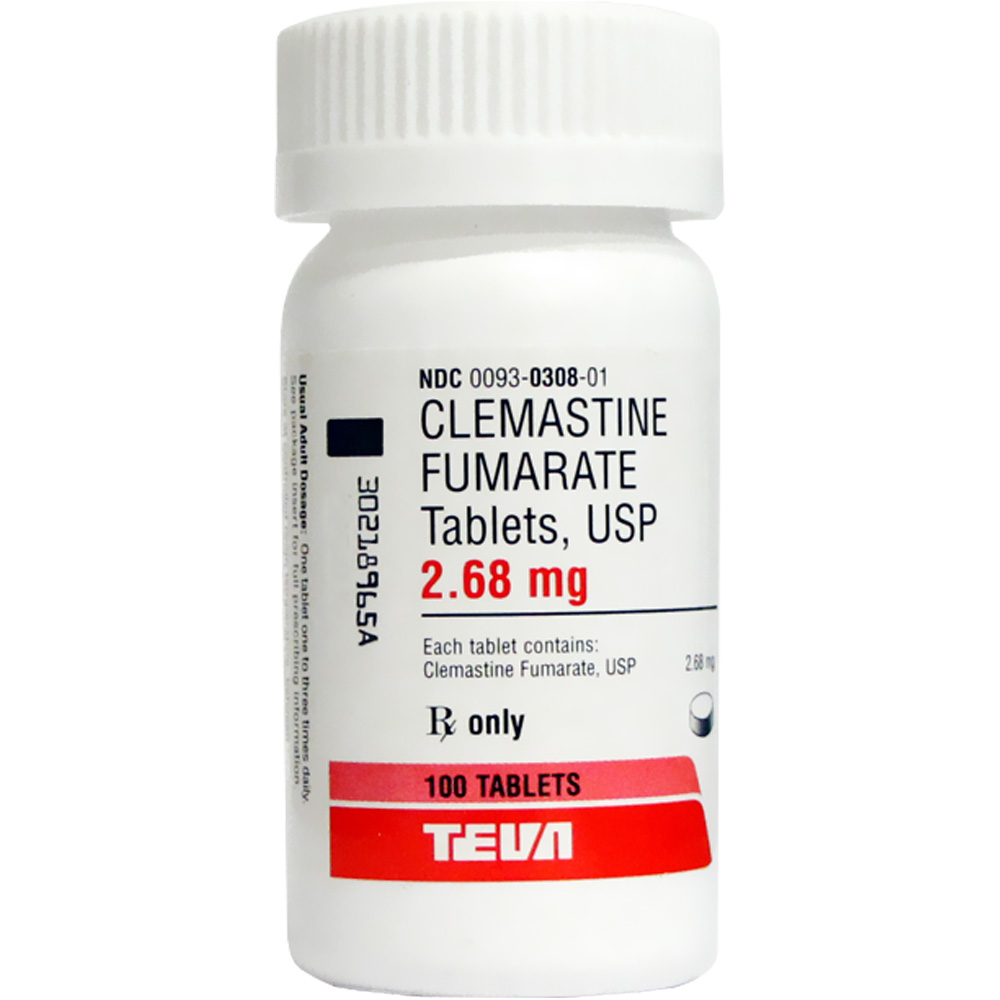 Clemastine 2.68 mg (100 Tabs) On Sale EntirelyPets Rx Clemastine 2.68 mg (100 Tabs) On Sale EntirelyPets Rx