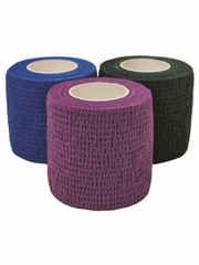 Cohesiant Wrap Bold Color - Assortment (Hunter Green/Purple/Blue) (2"x5yd) (24 rolls)