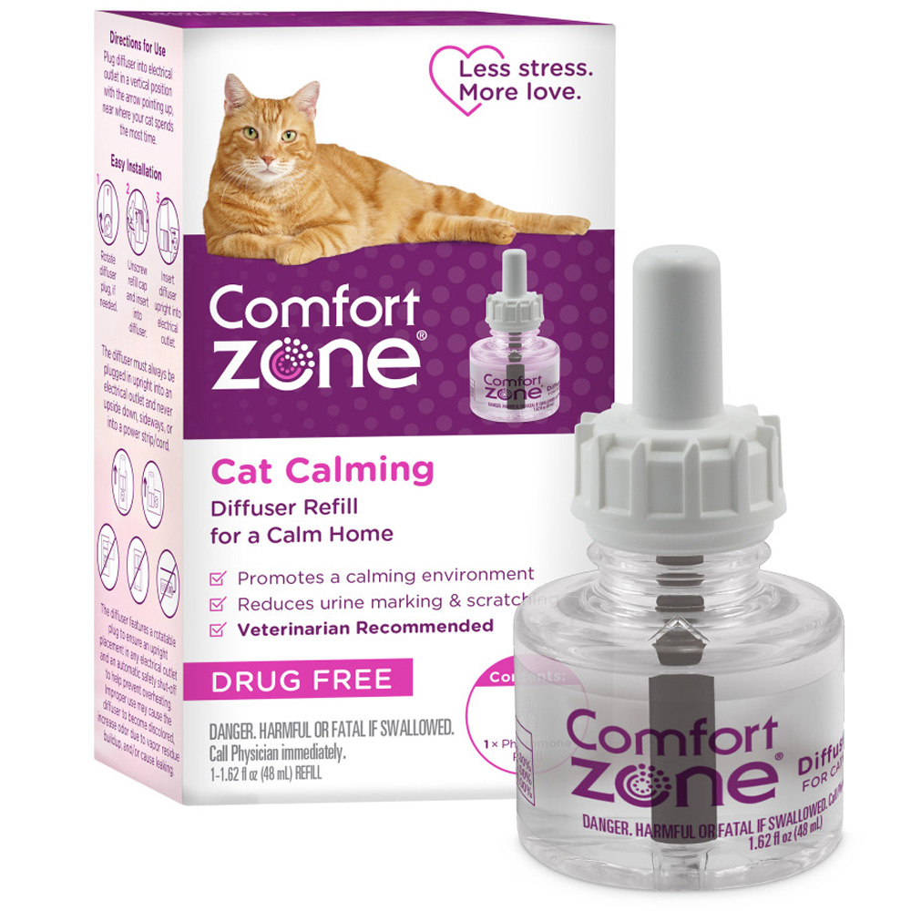 Comfort Zone Cat Calming Diffuser Refills, 1-pack | On Sale ...