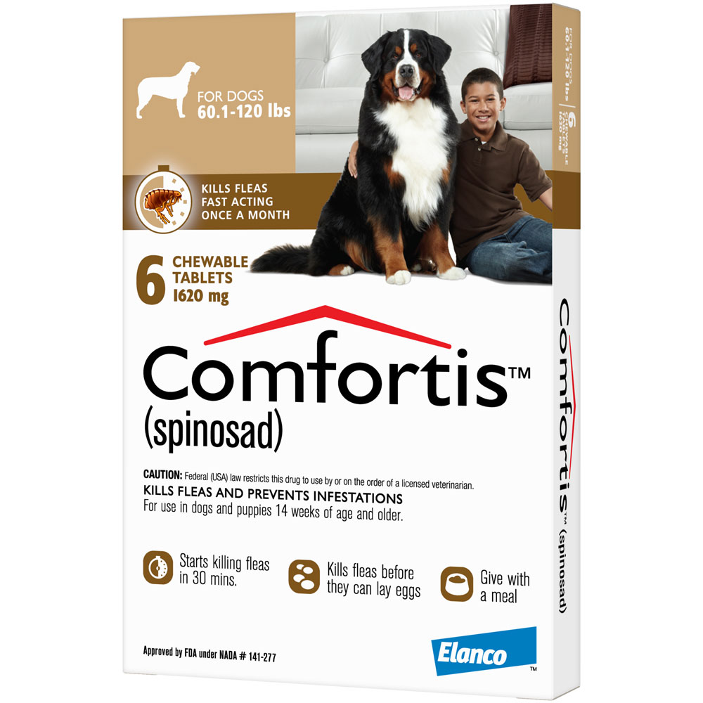Save On Comfortis for Dogs 60120 lbs (6 Chew Tabs) EP Rx