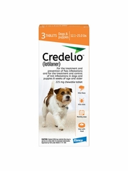 Credelio for Dogs 12.1-25 lbs.|Tick & Flea Infestation Prevention and Treatment|3-Month Supply