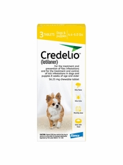 Credelio for Dogs & Puppies 4.4-6 lbs.|Tick & Flea Infestation Prevention and Treatment|3-Month Supply