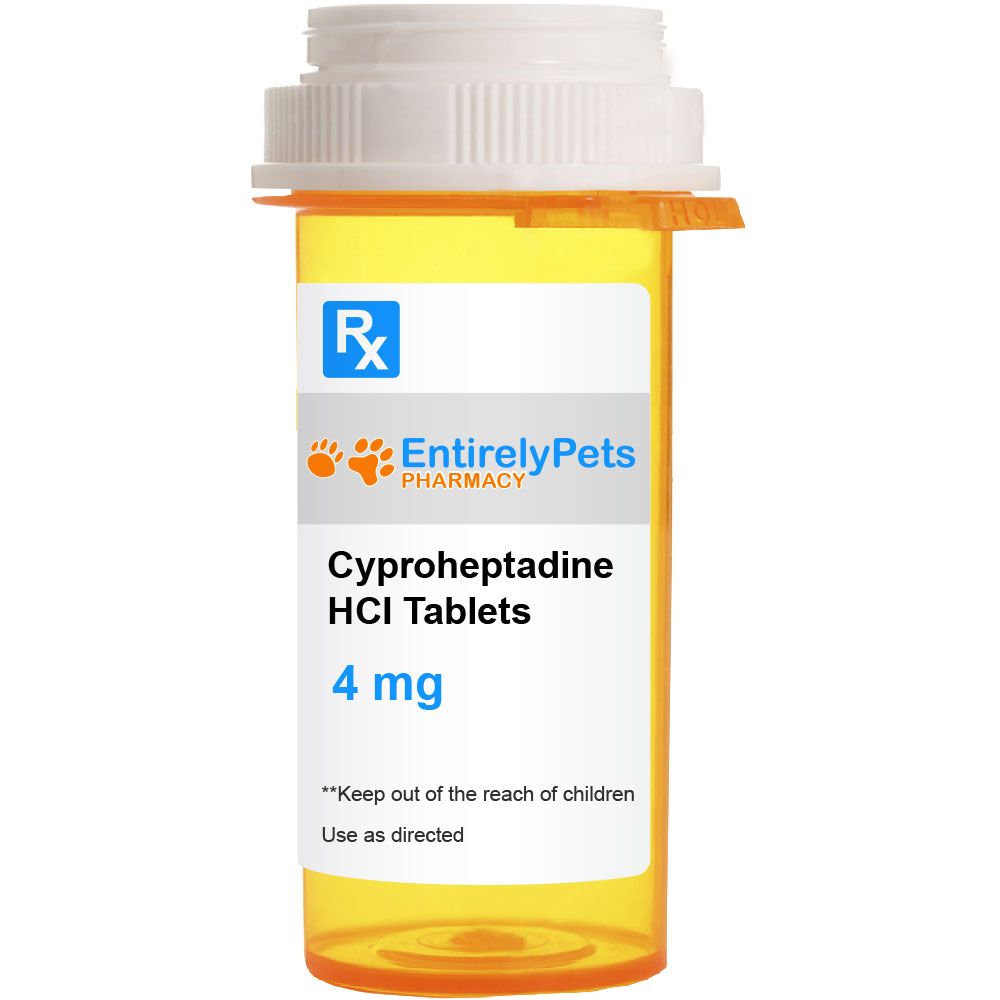 Cyproheptadine HCI Tablets 4mg (100 tabs) On Sale EntirelyPets Rx