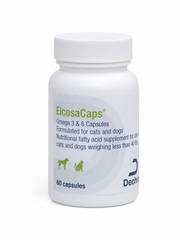 Dechra EicosaCaps (Omega 3 & 6 C Capsules ) Up To 40lbs - 60 Caps